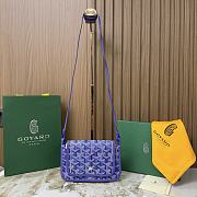 Goyard Plumet Pouch-Wallet Multicoloured Blueberry Purple - 20.5x2.5x14cm - 1