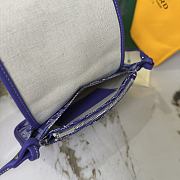 Goyard Plumet Pouch-Wallet Multicoloured Blueberry Purple - 20.5x2.5x14cm - 5