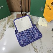Goyard Plumet Pouch-Wallet Multicoloured Blueberry Purple - 20.5x2.5x14cm - 4