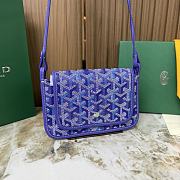 Goyard Plumet Pouch-Wallet Multicoloured Blueberry Purple - 20.5x2.5x14cm - 2