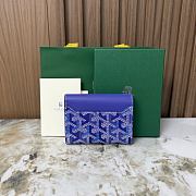 Goyard Saint-Gabriel Wallet Multicoloured Blueberry Purple - 12x2.5x9.3cm - 2