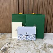 Goyard Saint-Gabriel Wallet Multicoloured Polar Blue - 12x2.5x9.3cm - 4