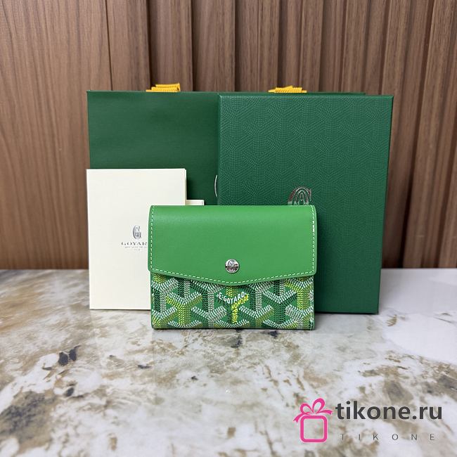 Goyard Saint-Gabriel Wallet Multicoloured Meadow Green - 12x2.5x9.3cm - 1