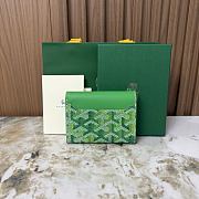 Goyard Saint-Gabriel Wallet Multicoloured Meadow Green - 12x2.5x9.3cm - 5