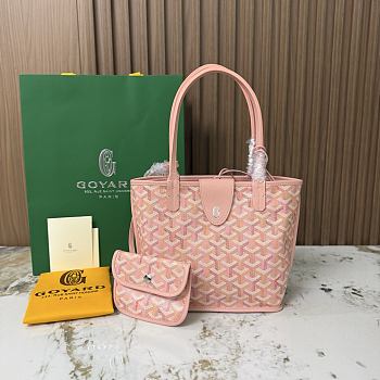 Goyard Anjou Mini Bag Multicoloured Powder Pink - 19.5x9x19.5cm