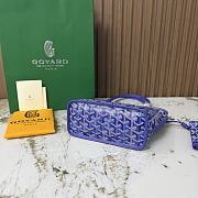 Goyard Anjou Mini Bag Multicoloured Blueberry Purple - 19.5x9x19.5cm - 3