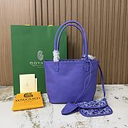 Goyard Anjou Mini Bag Multicoloured Blueberry Purple - 19.5x9x19.5cm - 4