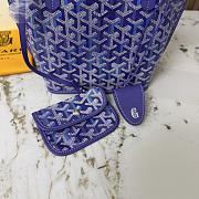 Goyard Anjou Mini Bag Multicoloured Blueberry Purple - 19.5x9x19.5cm - 5