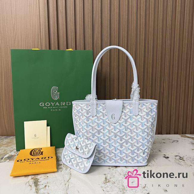 Goyard Anjou Mini Bag Multicoloured Polar Blue - 19.5x9x19.5cm - 1