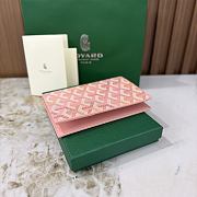 Goyard Grenelle Passport Cover Multicoloured Powder Pink - 14x10x1.5cm - 5