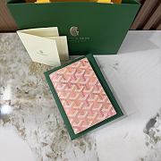 Goyard Grenelle Passport Cover Multicoloured Powder Pink - 14x10x1.5cm - 4