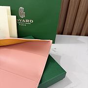 Goyard Grenelle Passport Cover Multicoloured Powder Pink - 14x10x1.5cm - 3