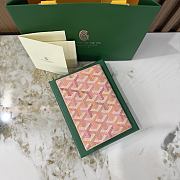 Goyard Grenelle Passport Cover Multicoloured Powder Pink - 14x10x1.5cm - 2