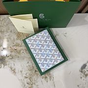 Goyard Grenelle Passport Cover Multicoloured Polar Blue - 14x10x1.5cm - 2