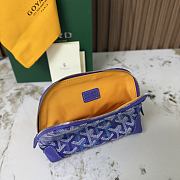 Goyard Vendome Cosmetic Pouch Multicoloured Blueberry Purple - 18x7x13.5cm - 3