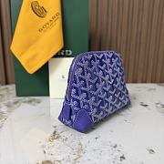Goyard Vendome Cosmetic Pouch Multicoloured Blueberry Purple - 18x7x13.5cm - 4