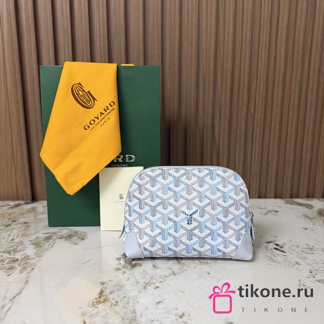 Goyard Vendome Cosmetic Pouch Multicoloured Polar Blue - 18x7x13.5cm - 1
