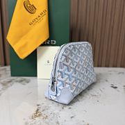 Goyard Vendome Cosmetic Pouch Multicoloured Polar Blue - 18x7x13.5cm - 6