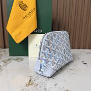 Goyard Vendome Cosmetic Pouch Multicoloured Polar Blue - 18x7x13.5cm - 5