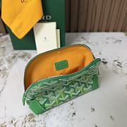 Goyard Vendome Cosmetic Pouch Multicoloured Meadow Green - 18x7x13.5cm - 5
