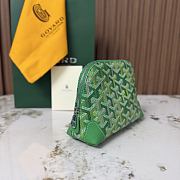 Goyard Vendome Cosmetic Pouch Multicoloured Meadow Green - 18x7x13.5cm - 4