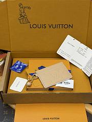 LV Charms Card Holder Monogram Empreinte Leather Hazelnut M28995 - 10.2x7.3x0.3cm - 5