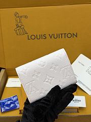LV Rosalie Coin Purse Monogram Empreinte Leather Sweet Lavender M29249 - 12x9.5x2.5cm - 6