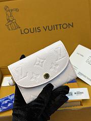 LV Rosalie Coin Purse Monogram Empreinte Leather Sweet Lavender M29249 - 12x9.5x2.5cm - 2