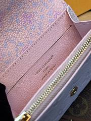 LV Rosalie Coin Purse Monogram Empreinte Leather Sweet Lavender M29249 - 12x9.5x2.5cm - 3