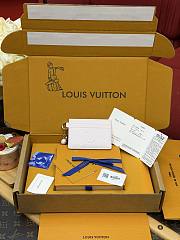 LV Charms Card Holder Monogram Empreinte Leather Sweet Lavender M29250 - 10.2x7.3x0.3cm - 1