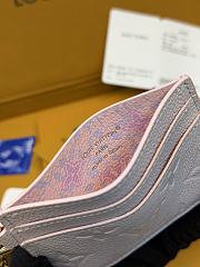 LV Charms Card Holder Monogram Empreinte Leather Sweet Lavender M29250 - 10.2x7.3x0.3cm - 5