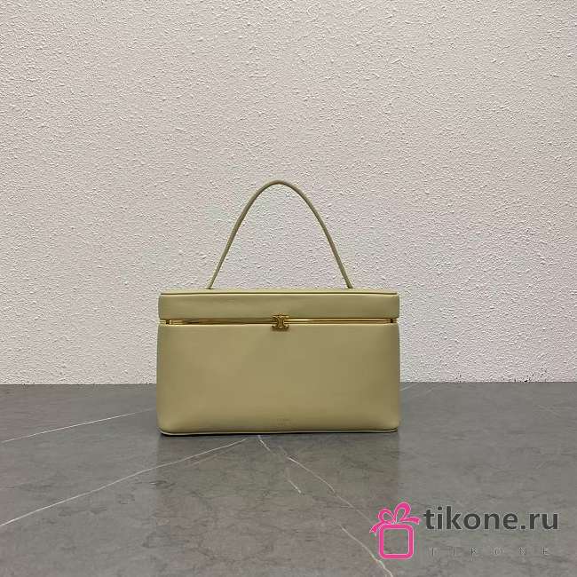 Celine Rectangle In Supple Calfskin Deep Ivory - 24x14x6cm - 1