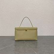 Celine Rectangle In Supple Calfskin Deep Ivory - 24x14x6cm - 1