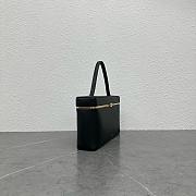 Celine Rectangle In Supple Calfskin Black - 24x14x6cm - 5