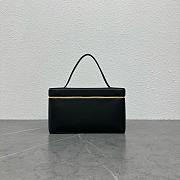 Celine Rectangle In Supple Calfskin Black - 24x14x6cm - 3