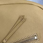 Celine Halfmoon Soft Triomphe Bag In Supple Shiny Lambskin Beige - 46x19x10cm - 5