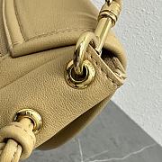 Celine Halfmoon Soft Triomphe Bag In Supple Shiny Lambskin Beige - 46x19x10cm - 2