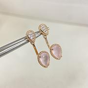 Boucheron Serpent Bohème Single Stud Earring S And XS Motifs Pink  - 5