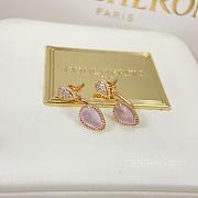 Boucheron Serpent Bohème Single Stud Earring S And XS Motifs Pink  - 4