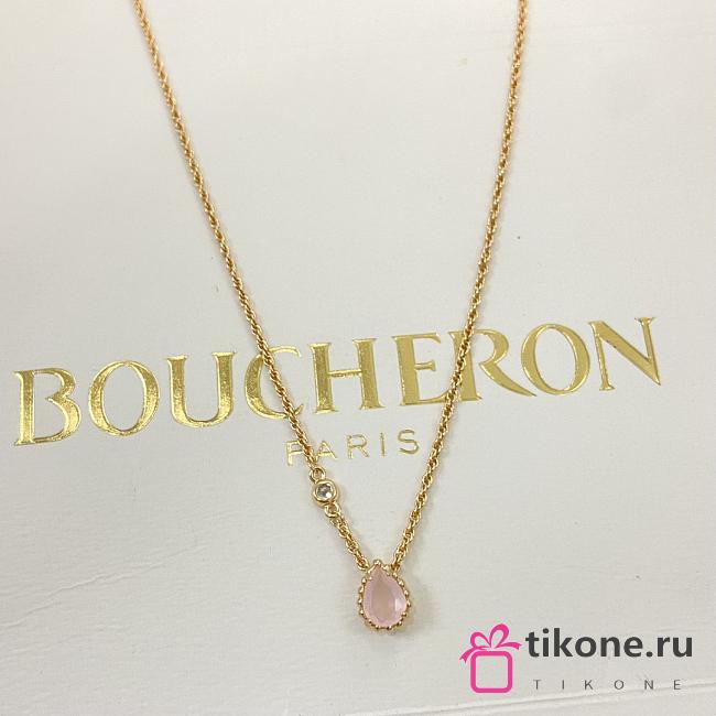 Boucheron Serpent Bohème Pendant XS Motif Pink Quartz - 1