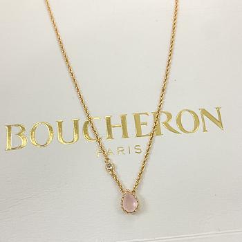 Boucheron Serpent Bohème Pendant XS Motif Pink Quartz