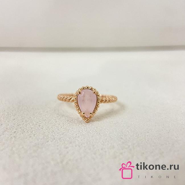 Boucheron Serpent Bohème Ring S Motif Pink Quartz - 1