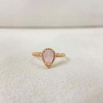 Boucheron Serpent Bohème Ring S Motif Pink Quartz
