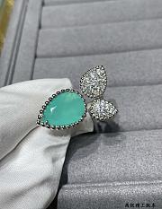 Boucheron Serpent Bohème Ring 3 Motifs Pear Aquaprase - 4