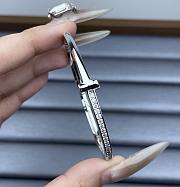 Tiffany T T1 Narrow Diamond Hinged Bangle In Yellow/Rose/White Gold - 3