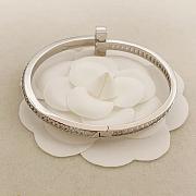 Tiffany T T1 Bangle in White Gold with Baguette and Pavé Diamonds - 4