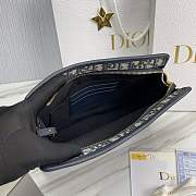 30 Montaigne Dea Pouch Blue Dior Oblique Jacquard - 26x20x7cm - 6