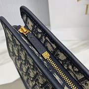 30 Montaigne Dea Pouch Blue Dior Oblique Jacquard - 26x20x7cm - 5