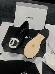 Chanel Ballet Flats Lambskin Black & White G47163 - 4
