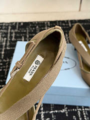 Prada Canvas Pumps Forest Green 45mm 1I444O - 2